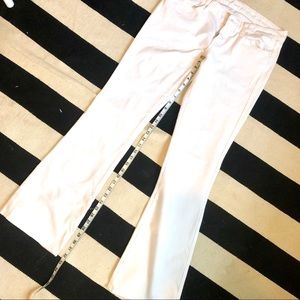 White A pocket Flare 7 for All Mankind